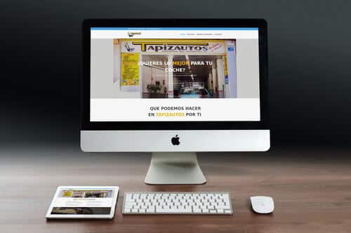 Tapizautos, tapizados de automóviles en Talavera - Ejemplos de páginas web profesionales por Código con Sentido, Talavera