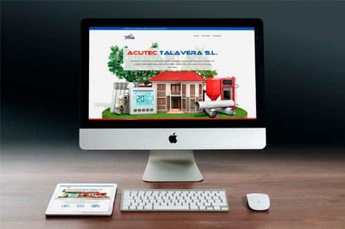 Fontanería, Calefacción, Climatización, Equipos a Presión, Instalaciones Frigoríficas, Operador de Calderas Industriales... - Ejemplos de páginas web profesionales por Código con Sentido, Talavera