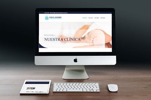 Clínica Podológica Rodrigo Hernández, Fuensalida, Toledo - Ejemplos de páginas web profesionales por Código con Sentido, Talavera