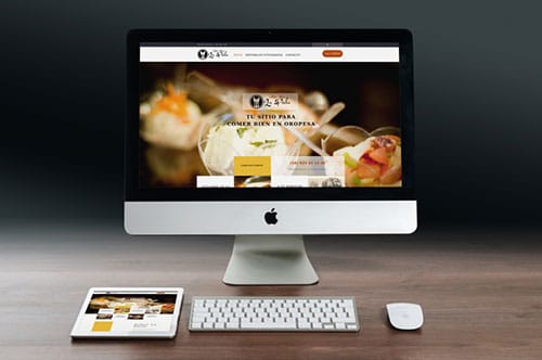 Restaurante Bar La Perla, Oropesa (Toledo), en la plaza del Navarro, para comer bien. - Ejemplos de páginas web profesionales por Código con Sentido, Talavera