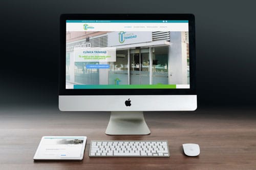 Clínica Trinidad, Talavera (Toledo) - Ejemplos de páginas web profesionales por Código con Sentido, Talavera