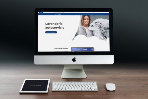 Open Blue Barber 4 Toledo - Ejemplos de páginas web profesionales por Código con Sentido, Talavera